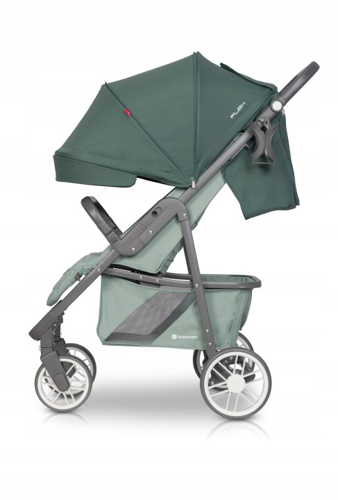 Візок прогулянковий Euro-Cart Flex зелений до 22 кг легкий — фото 3