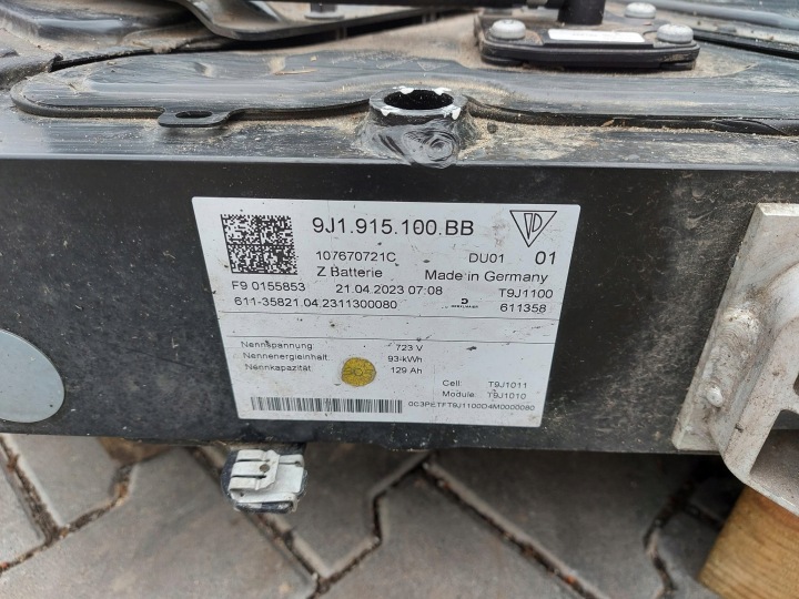 Porsche Taycan 4S 9J1 2021r BATERY ACUmulator 93kWh 9J1915100BB 10
