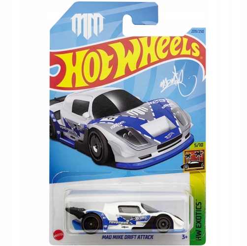 Hot Wheels 2023 Mad Mike Drift Attack (HKG58) Білий — фото 2