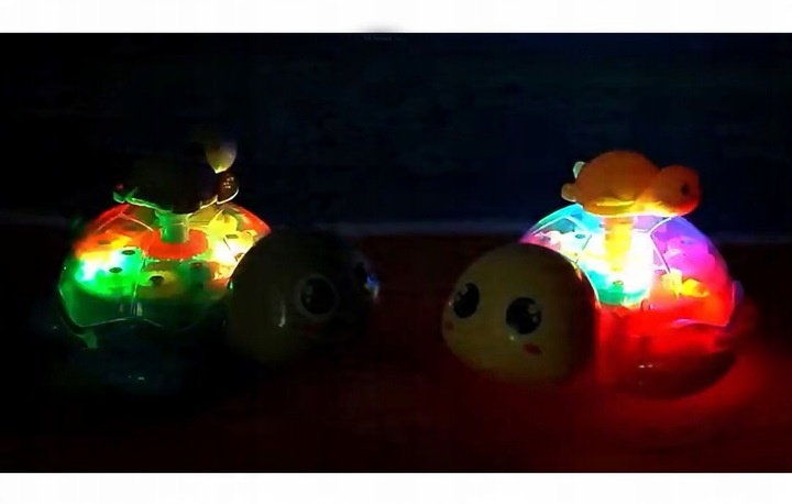 TURTLE GLOWING WITH SOUND RIDING INTERACTIVE COLORFUL TURTLE FOR CHILDREN Material plastic