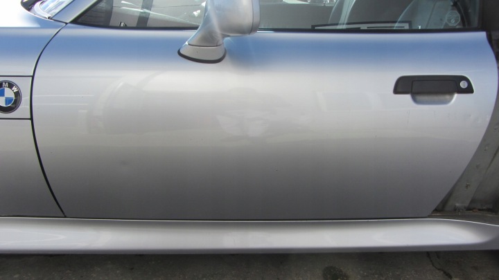 BMW Z3 E36 TÜR LINKS VORNE SILBERNE ORIGINAL 354 TITAN SILBER 0307023