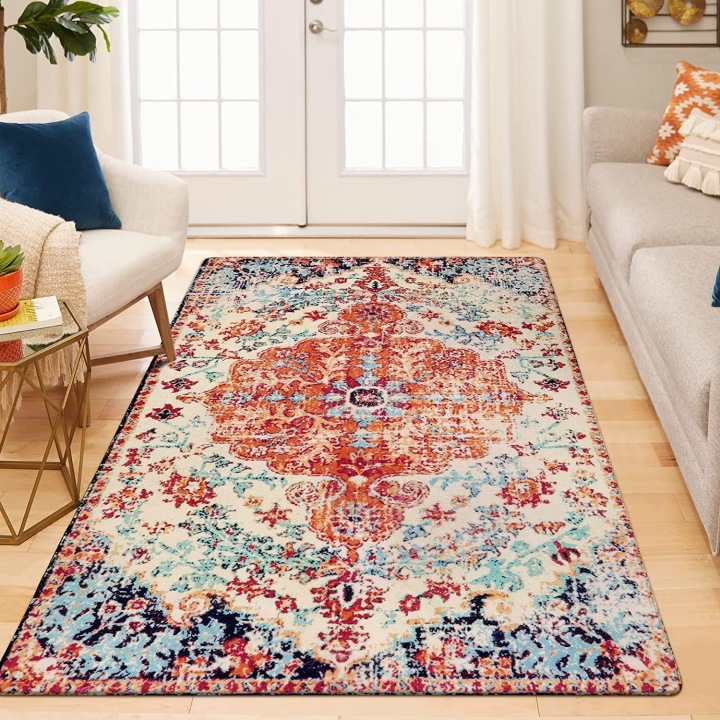 Omyvatelný Koberec Orientální Boho – 120 x 180 cm Protiskluzový Vintage