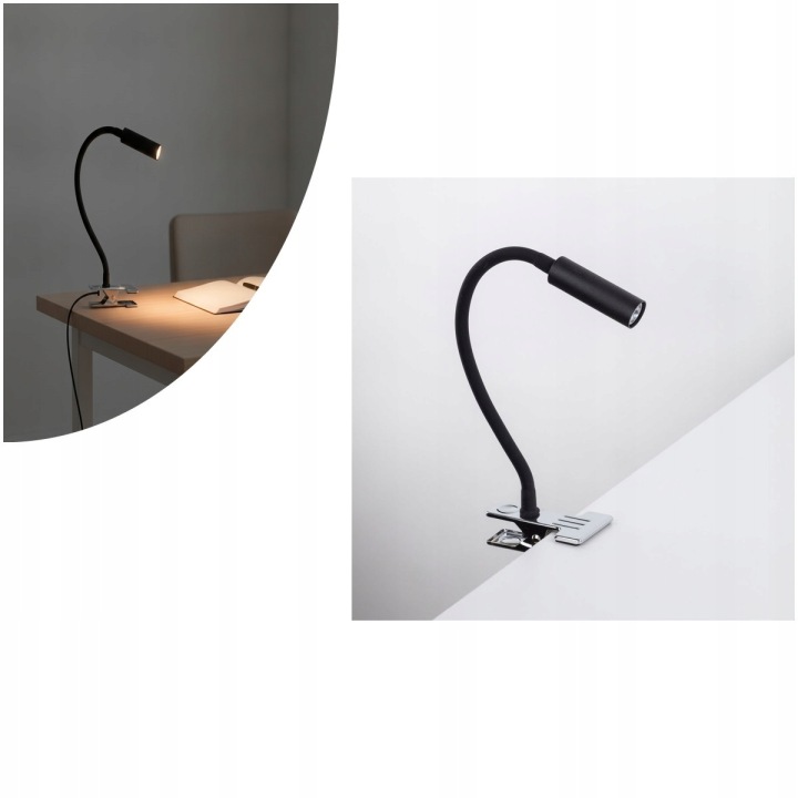 Lampa klipová stolní černá Lagos do kanceláře a pracovny Tk Lighting