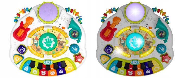 Столик розвивальний інтерактивний 2 в 1 панель музична музика BLUETOOTH RICOKIDS — фото 9