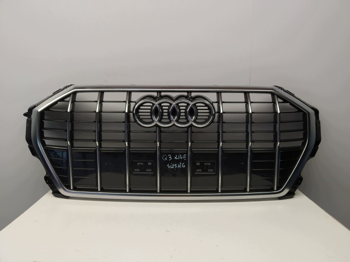 2018r + Audi Q3 II S Line Grill der Stoßstange vorne 83A853651E logo OM OM