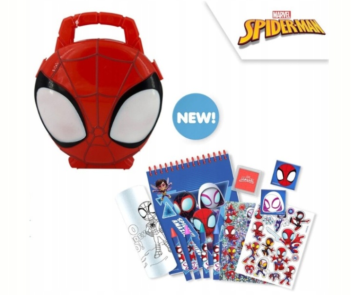 Пенал 3D з канцтовари SPIDERMAN набір для творчості — фото 4