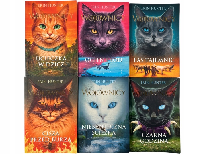 Zdjęcie egzemplarza: Wojownicy Tomy 1-6 / Komplet / Erin Hunter zestaw książek