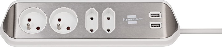 Přední nábytková zásuvka Ocel Usb 3,1A Blat