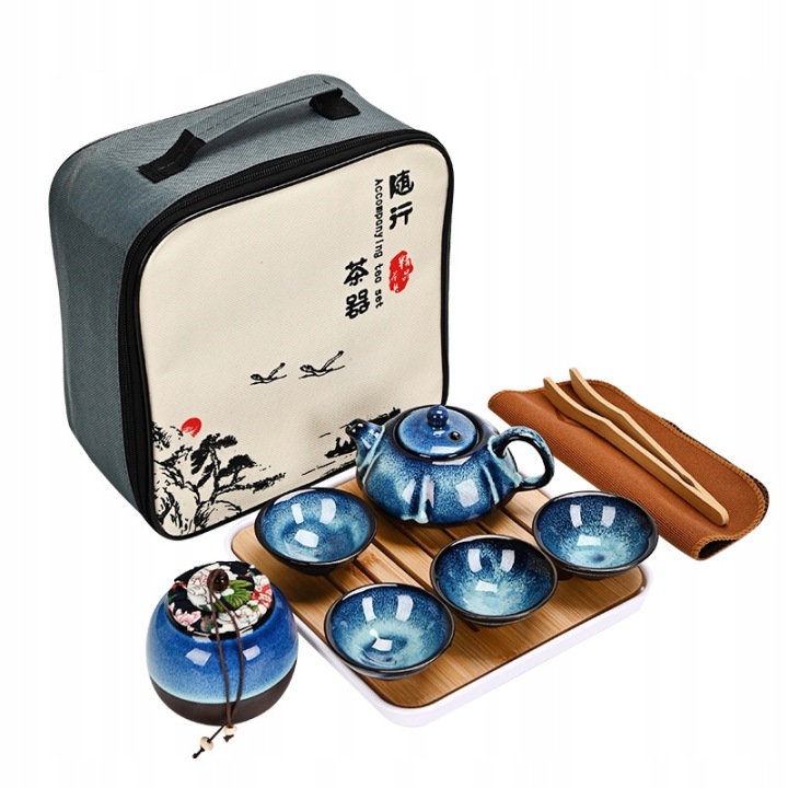 10 x Sada Na Přípravu Čaje Japonský Kung Fu Konvice Zázvor Šálky