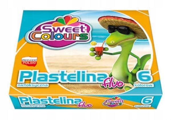 Пластилін Koma-Plast 6 шт. FLUO