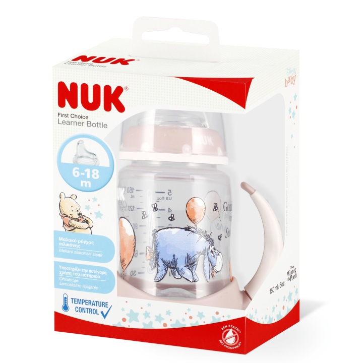 Пляшка 150 мл з вушком 6-18 міс. Learner Пляшка NUK