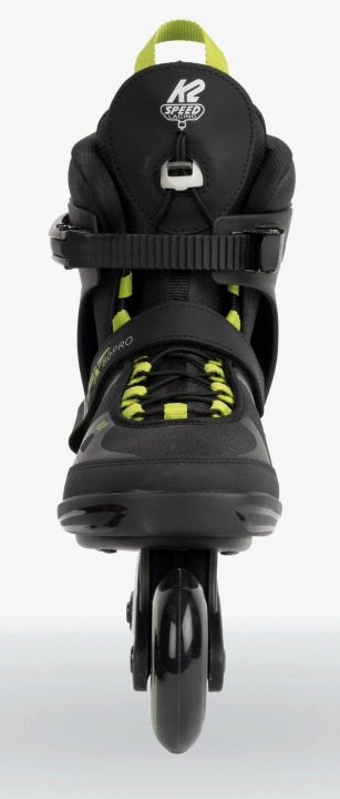 Ролики Чоловічі K2 FIT 80 PRO 43,5 80 мм ABEC-5 SoftBoot Фітнес Чорно Зелені (виставковий) — фото 3
