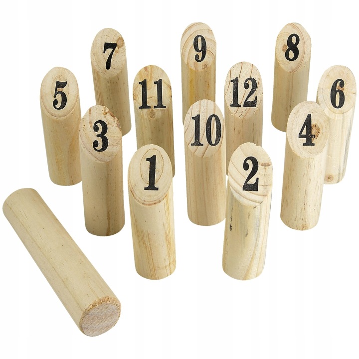 KUBB Розважальна Гра Скандинавські Кеглі з дерева шведська гра Склобій 3+