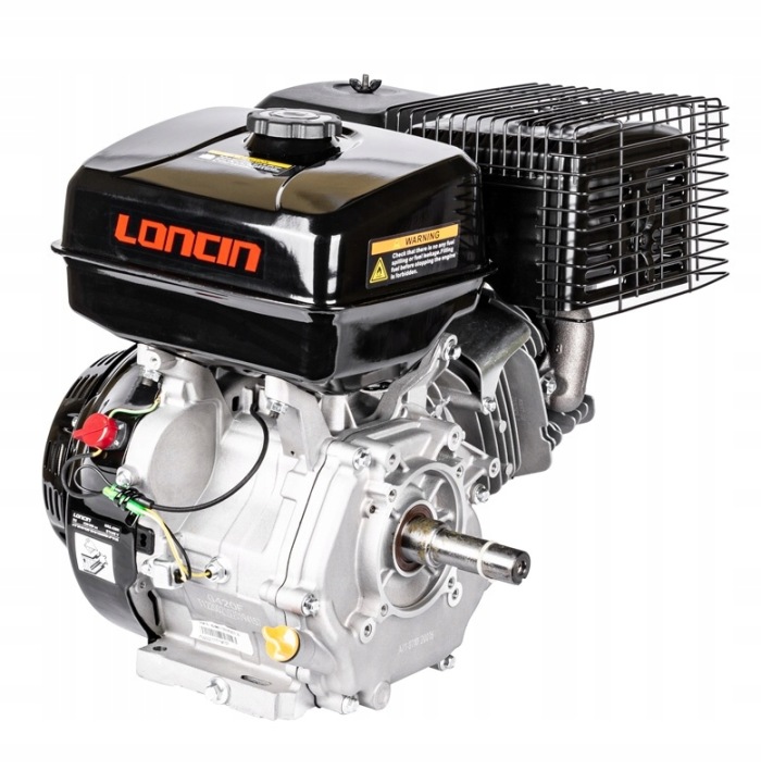 Motor Loncin G420F-I horizontální hřídel 25.4 mm 88,5 mm 15 koní 420 cm3 Ohv