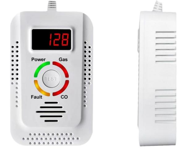 Detektor Detektor Plynu Lpg A Oxidu Uhelnatého Každých 9 V 240 V Alarm 2 V 1