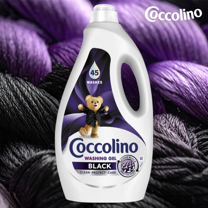 Гель для Прання Coccolino Clean Protect Care Чорний Рідина Чорна 1,8 л 45 прань — фото 2