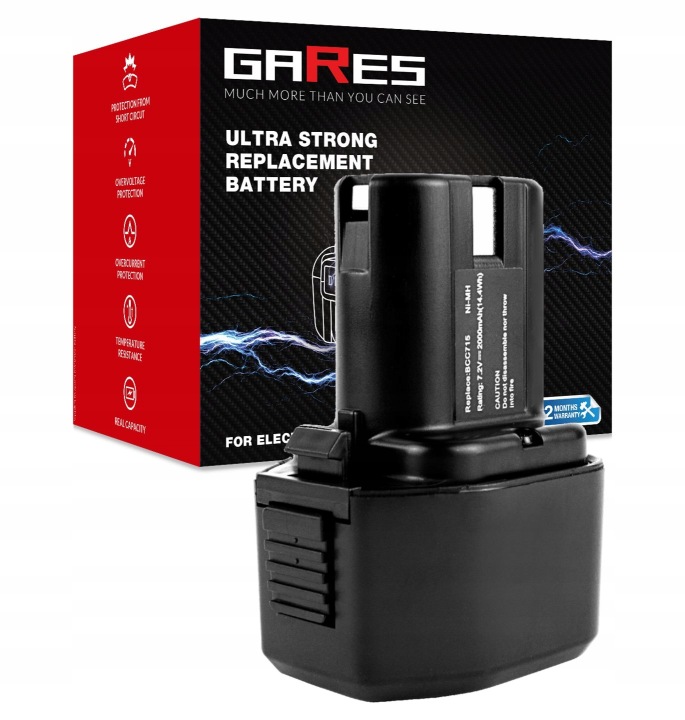 Baterie Akumulátor pro EB7G EB7M Č.90GR Č.90GC DS7DF 7,2V 2Ah