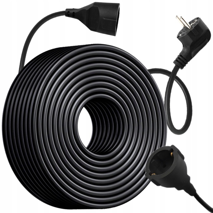 Prodlužovací Kabel Zahradní Lampička Pro Sekačku 20 M Stavební Silný Kabel