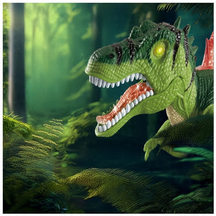 INTERACTIVE DINOSAUR REMOTE CONTROLLED ROBOT FOR CHILDREN EFFECTS SOUND LED Hero / Fairy Tale none