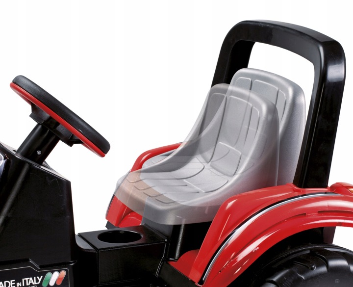 Трактор на педалях Maxi Diesel Трактор з причепом Peg Perego — фото 10