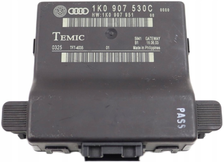 VW TOURAN und GOLF V SKODA OCTAVIA II modul GATEWAY 1K0907530C