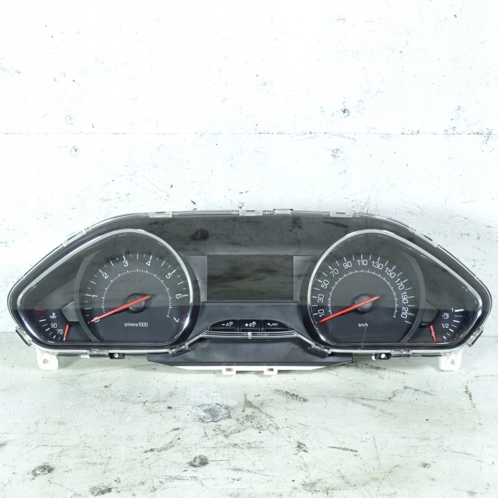 PEUGEOT 208 et 1.2VTI Instruments tachymètre compte tours 9805400380