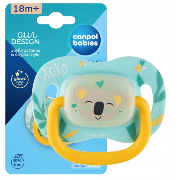 CANPOL BABIES Екзотичний ANIMALS соска силіконова симетричний розмір 3 1 шт. — фото 3