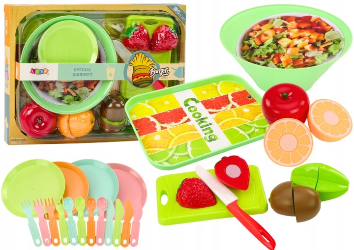 Набір фруктів для нарізання 25 ел. Lean Toys 280x210 мм