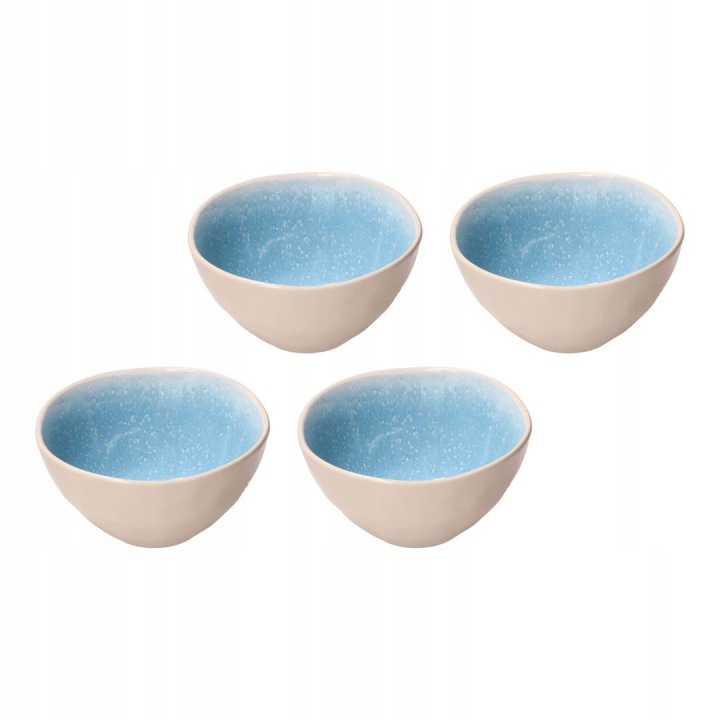 Rose&tulipani Concerto Fuse Azzurro Sada 4 středních misek 15 cm