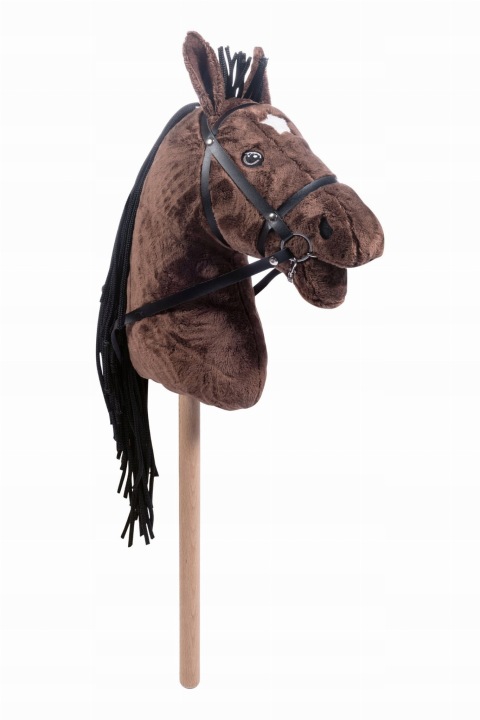 Коричневий кінь на палиці Hobby Horse HKM 2400