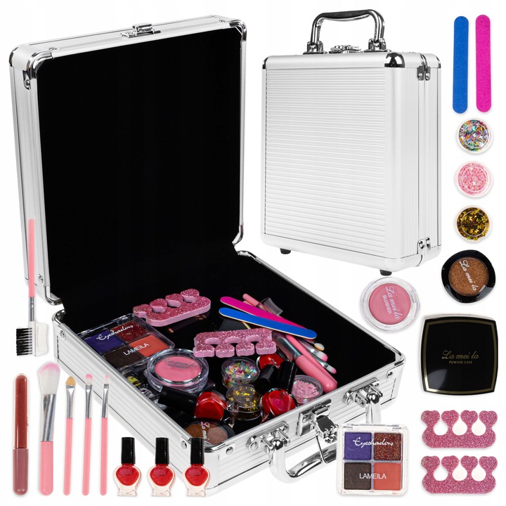 CASE COSMETICS FOR MAKEUP AND NAILS SUITCASE MAKEUP FOR GIRLS