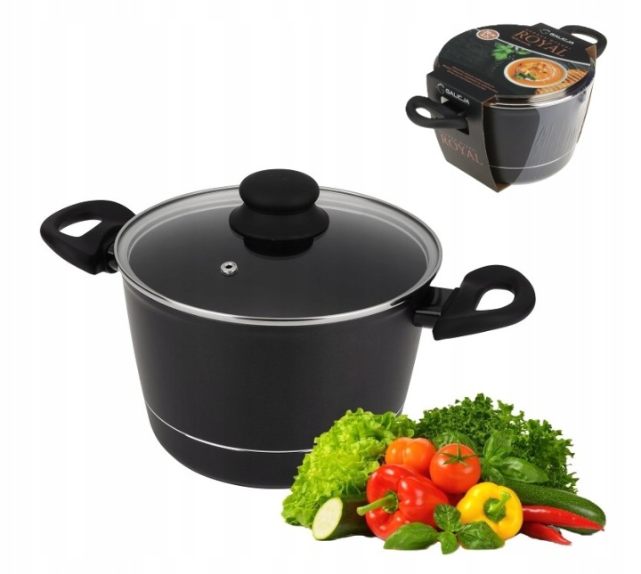 Hrnec s víkem Royal 20 cm 3,2L, nepřilnavý povrch