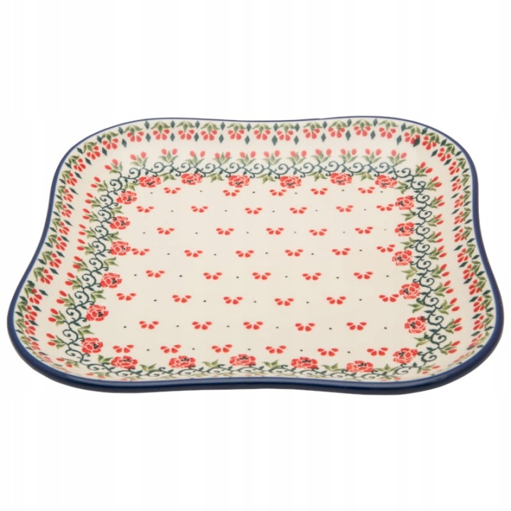 Miska čtvercová 24 cm Keramika Bolesławiec