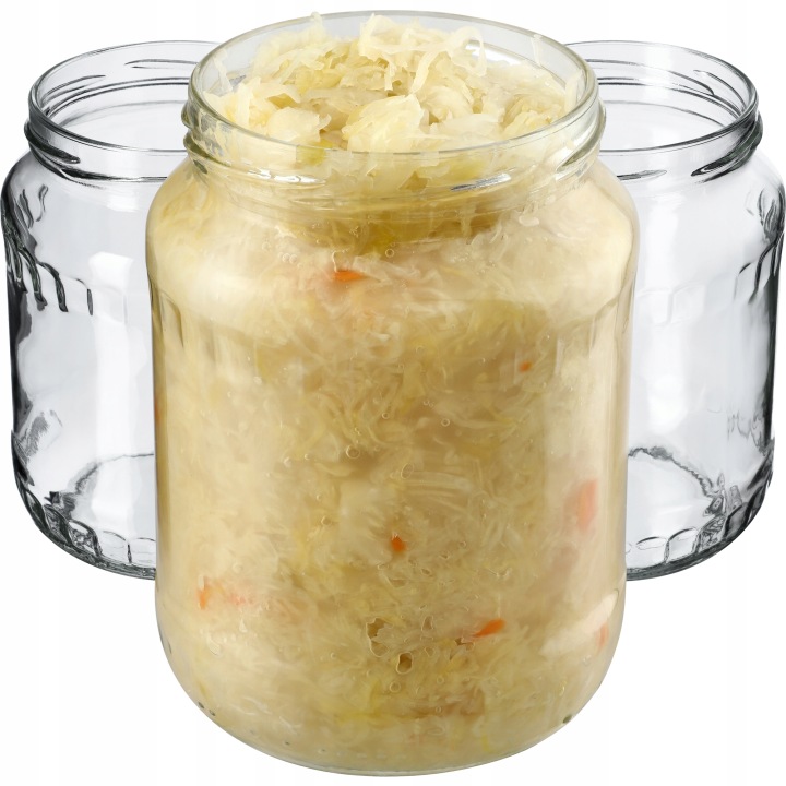 48 x Zavařovací Sklenice Sklenice 720 ml Zavařeniny Džem Med Okurky