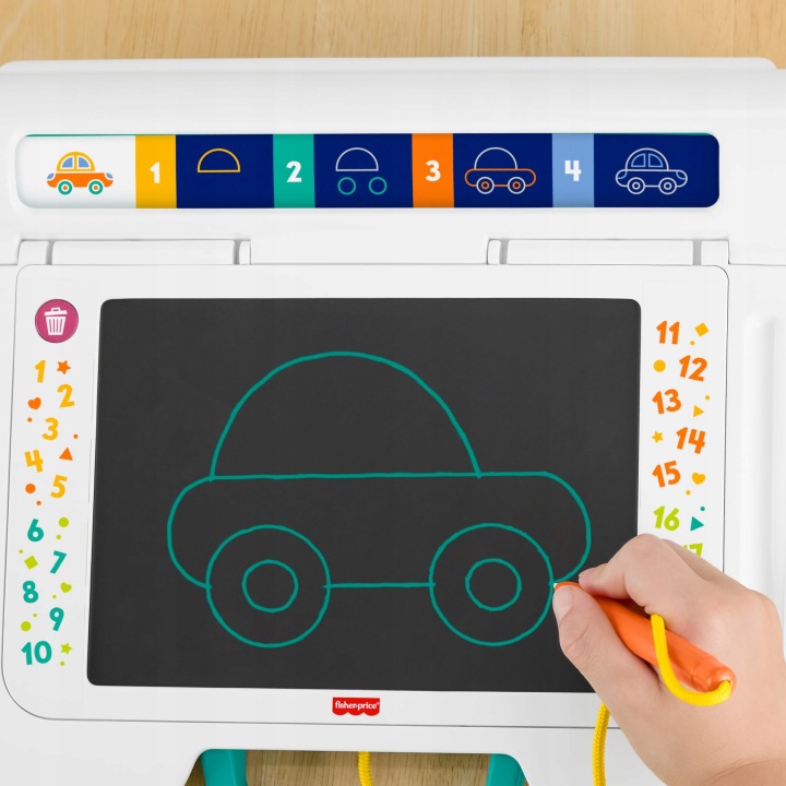FISHER PRICE Табличка Дошка для малювання Малюй і вчись з екраном LCD для дітей +3 — фото 3