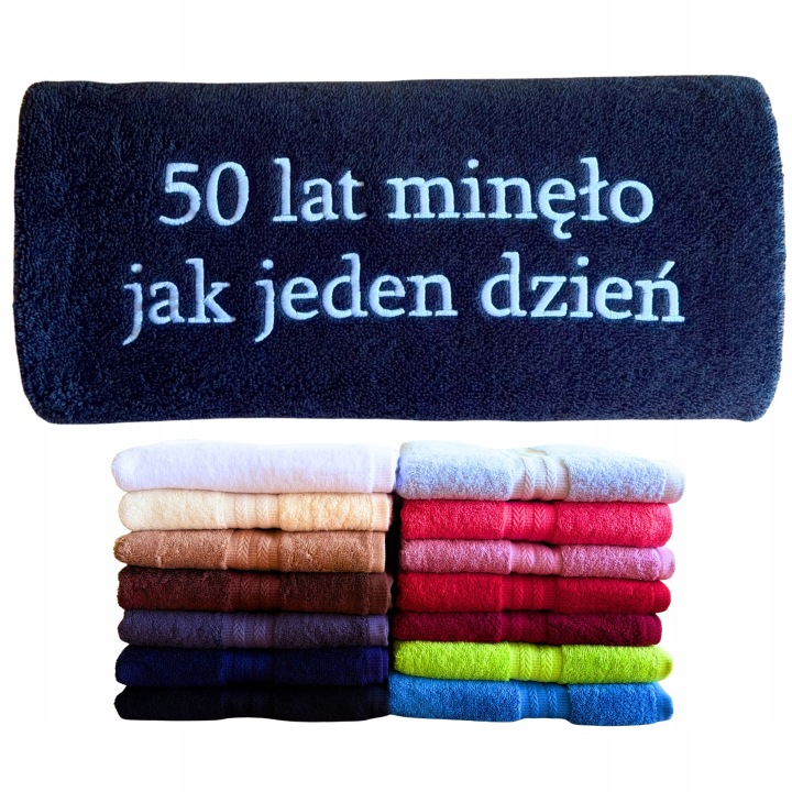 Dárek k 50. Narozeninám pro muže, manžela, bratra, kolegu, tatínka, 50 let, Ručník
