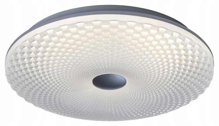 Stropní Svítidlo 24W moderní stříbrný bílý kulatý 40 cm 4000K Rabalux