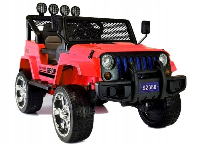 Авто на акумуляторі S2388 Jeep Червоний 4x45 Вт