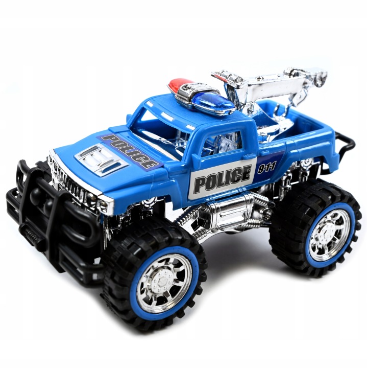 Поліція поліцейська машина автомобіль всюдихідний MONSTER TRUCK авто різні кольори — фото 2