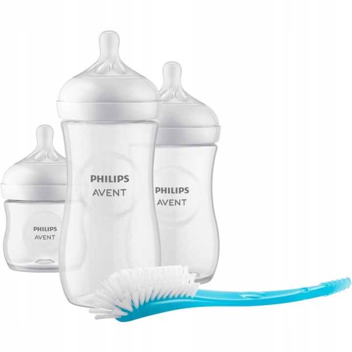 AVENT Philips Набір 3 шт. Пляшка Natural 125 260 330 мл Response + Щітка — фото 3