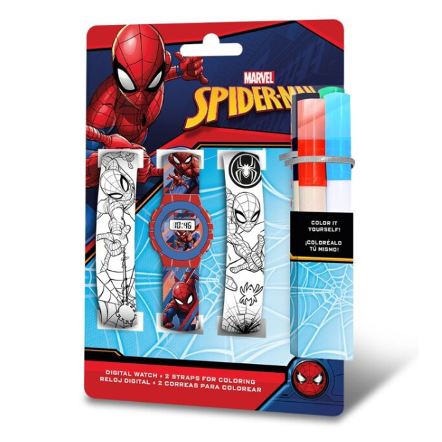 Годинник для дитини SPIDERMAN + ремінці — фото 3