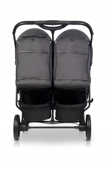 Візок для двійні або рік після року EUROCART DOBLO для близнюків до 46 кг плівка — фото 9