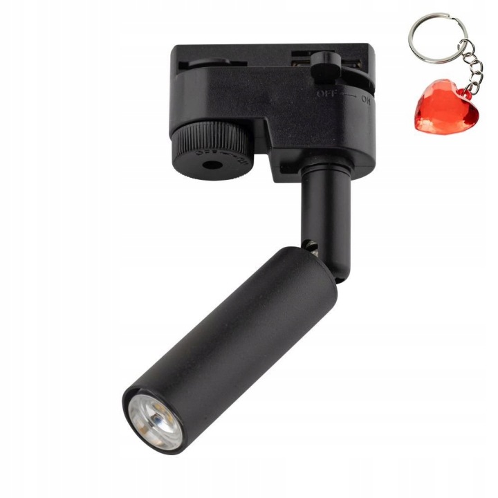 Lampa spotová kolejnicová 1F Tracer Black 4958 Tk Lighting Dárek