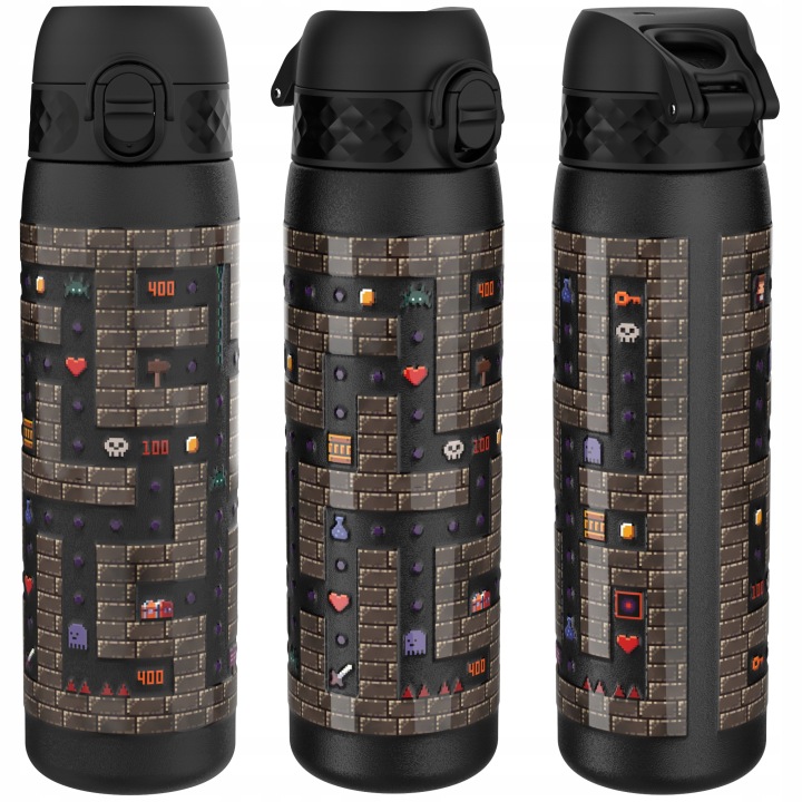 Dětská Termoska Na Čaj Černá Gamer Hráč Hry ION8 0,5 L 500 ML