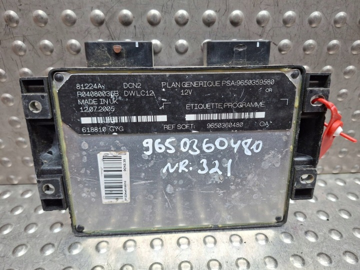 Bedienteil DES MOTORS R04080036B 9650360480 9650359580 Citroen Peugeot 1.9 D