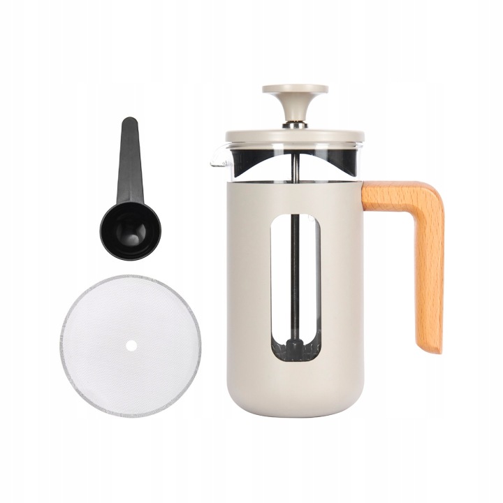 Kávovar French press La Cafetiere Pisa 350 ml sklo krémový