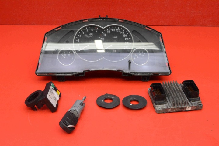 IMMO computer Montaggio 12230554 13173382XU OPEL MERIVA A 1.6 16V 100 KM 02-06
