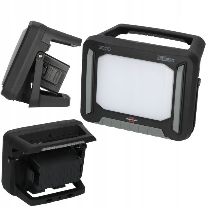 Brennenstuhl Akumulátorová Reflektorová Lampa Přenosná Led 3150lm 18V IP65