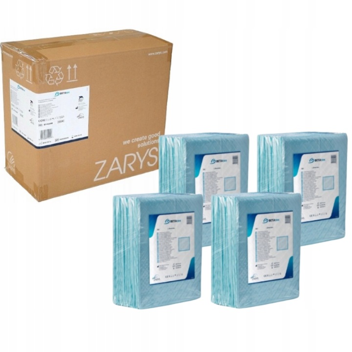 Підкладки вбирні 60x90 см гігієнічні Міцні BETATEX фірми ZARYS 25 шт.