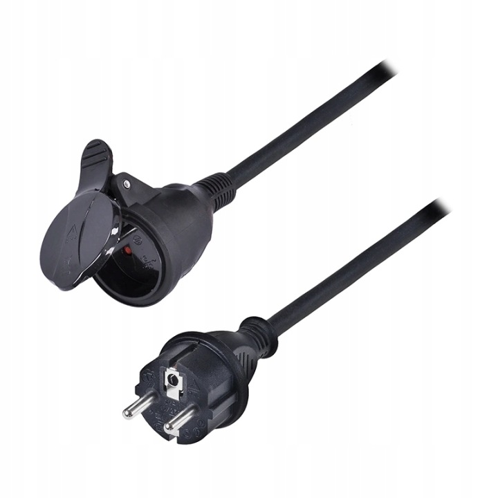 Prodlužovací přívod 10m, 1 zásuvka IP44, 3 x 2.5mm2, kabel guma-neopren